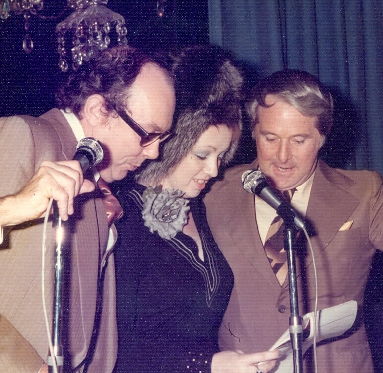 Pida Ripley with Morecambe and Wise